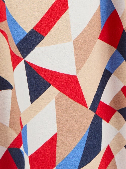 Jupe boutonnée pure viscose - Damart - Kiabi