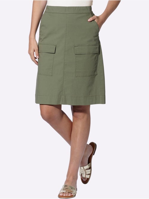 Jupe Cargo Coupe Cargo Décontractée - Taille Standard - Helline - Kiabi