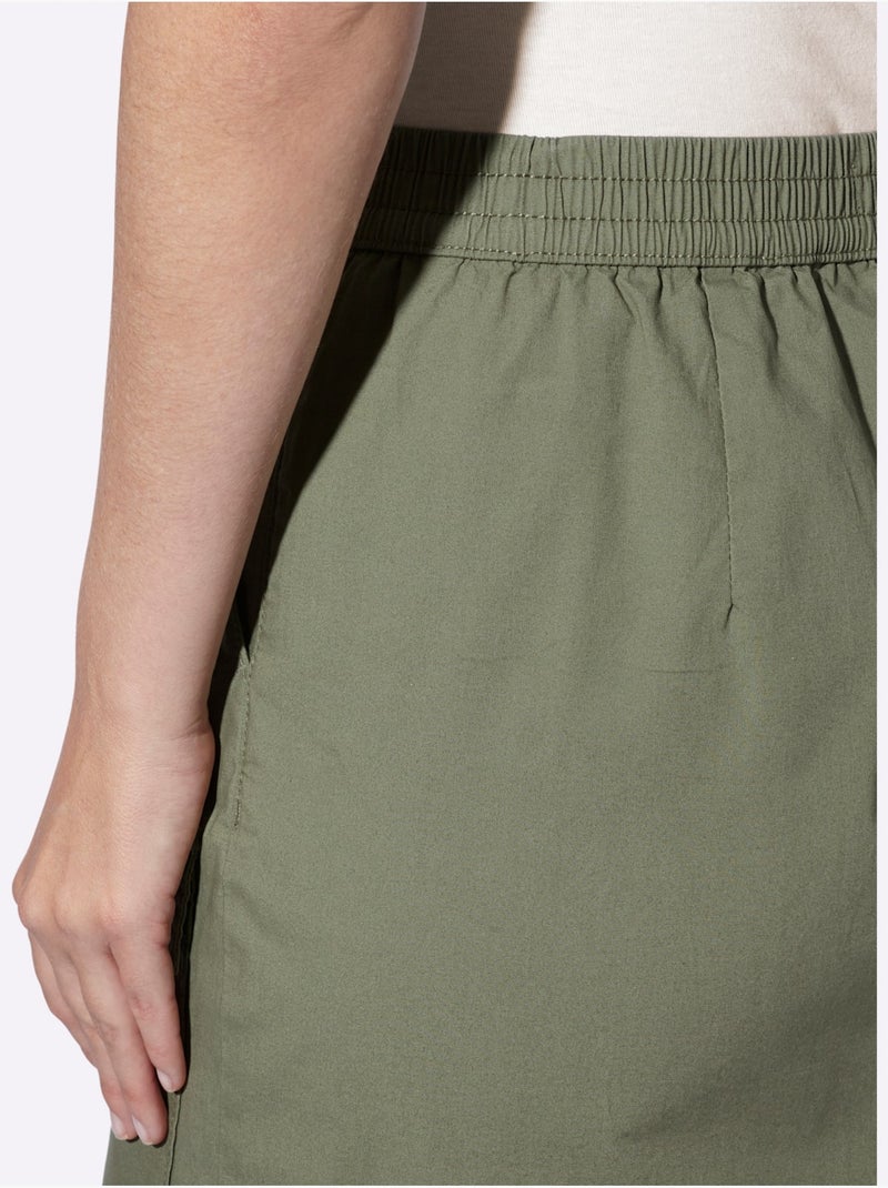 Jupe Cargo Coupe Cargo Décontractée - Taille Standard - Helline Kaki - Kiabi