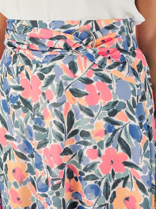 Jupe ceinture à boucle - Damart - Kiabi
