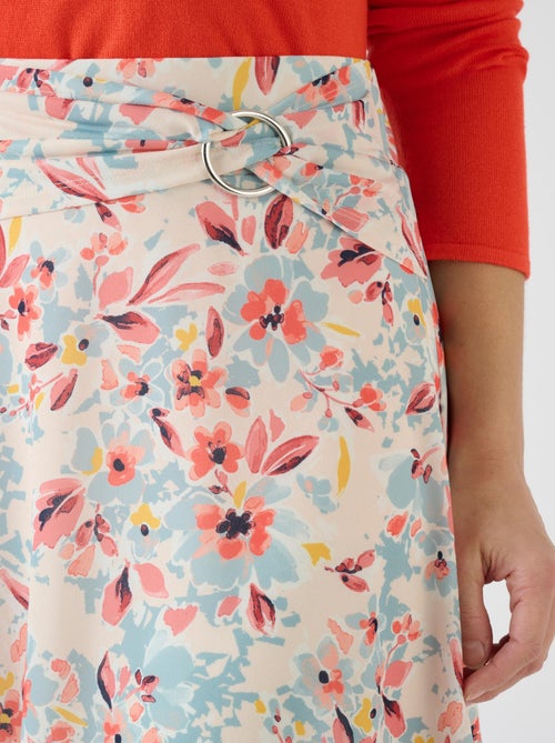 Jupe ceinture à boucle - Damart - Kiabi