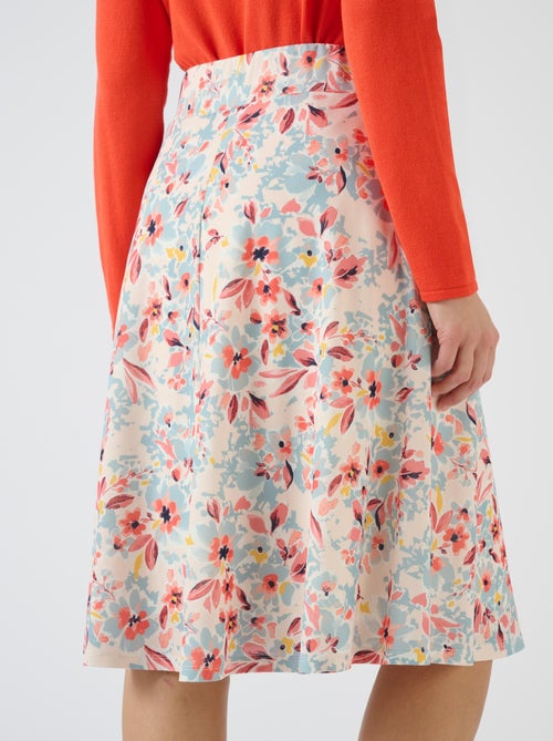 Jupe ceinture à boucle - Damart - Kiabi