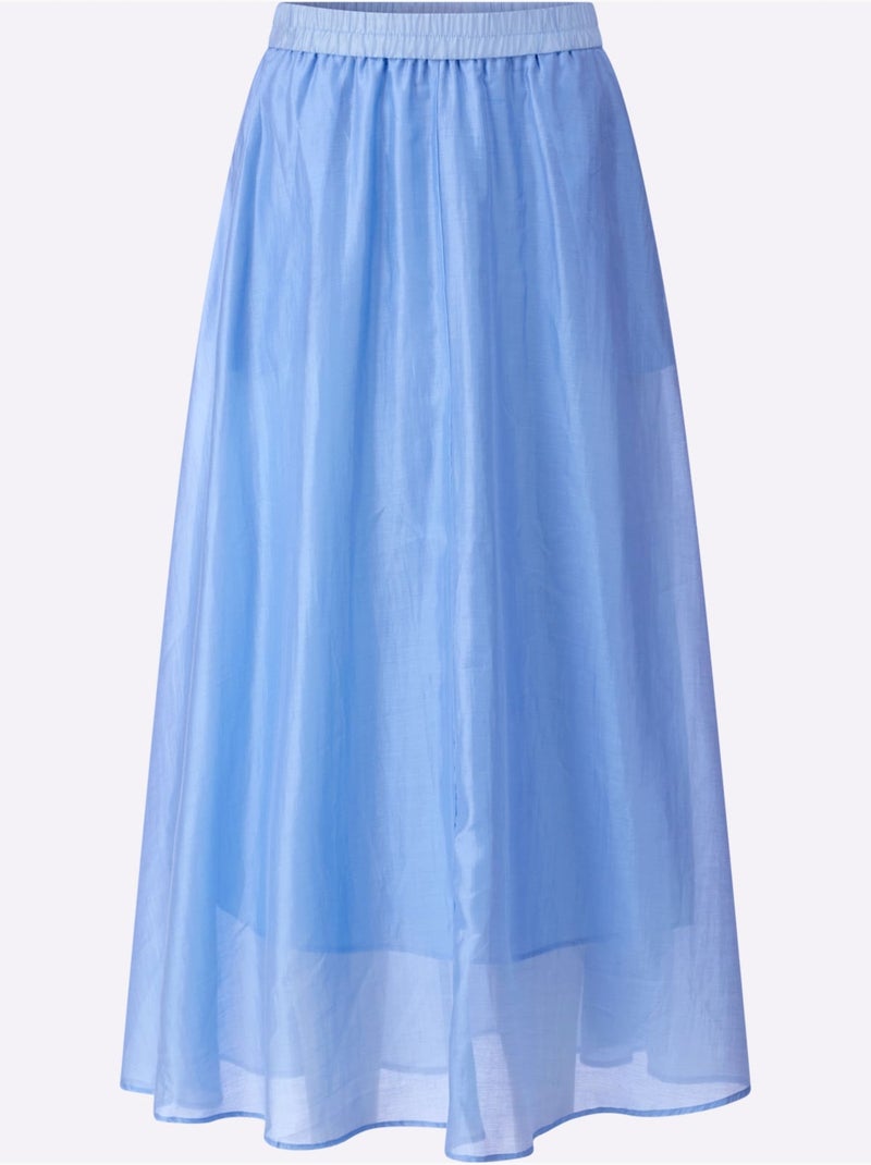 Jupe Ceinture élastique Confortable - Taille Standard - helline Bleu ciel - Kiabi