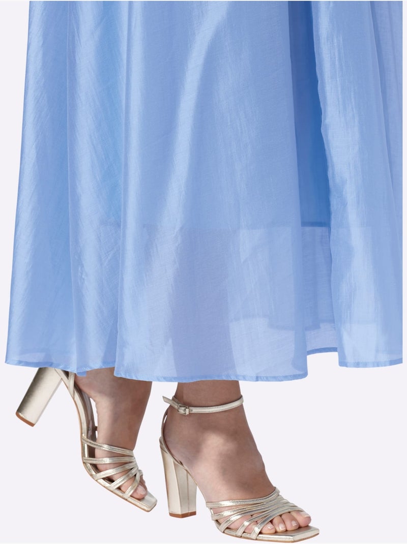 Jupe Ceinture élastique Confortable - Taille Standard - helline Bleu ciel - Kiabi