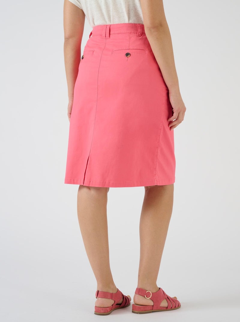 Jupe chino - Damart Rose - Kiabi