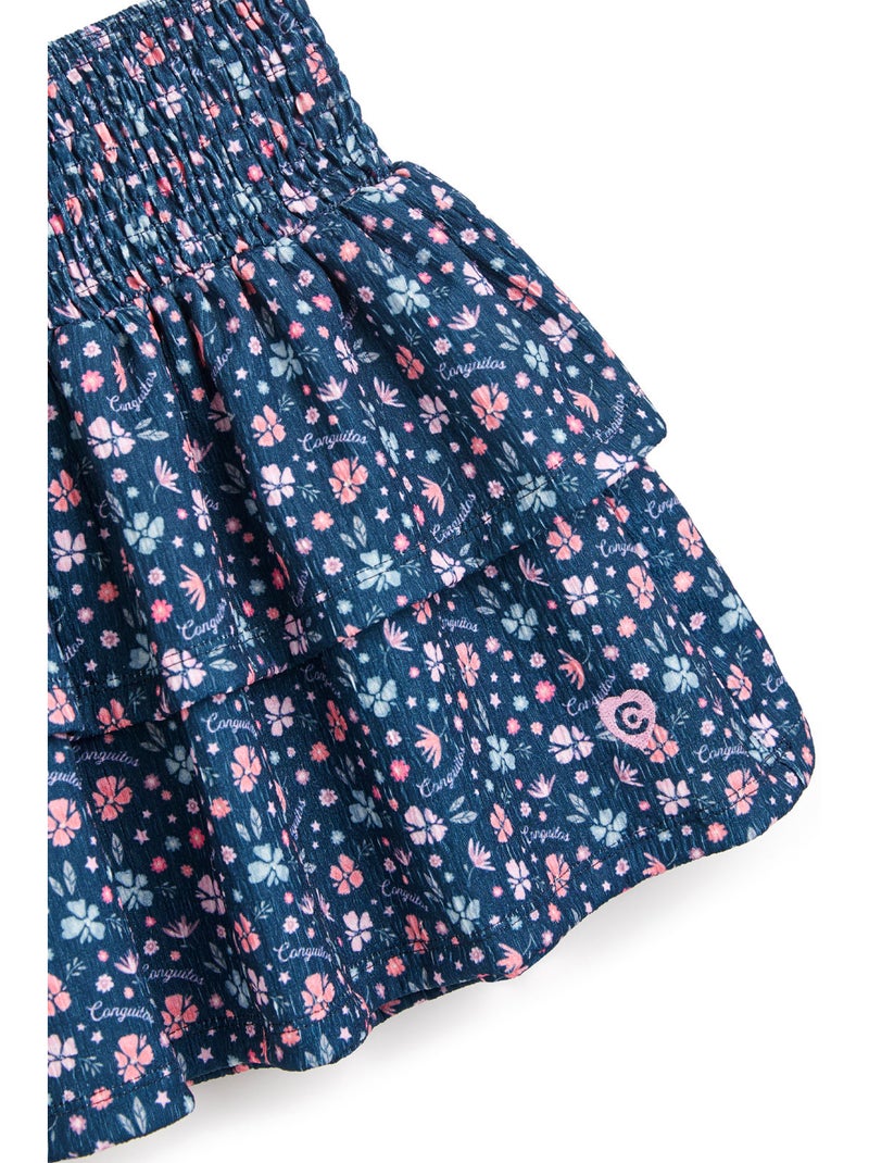Jupe conguitos Bleu marine - Kiabi