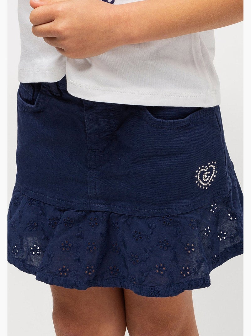 Jupe conguitos Bleu marine - Kiabi