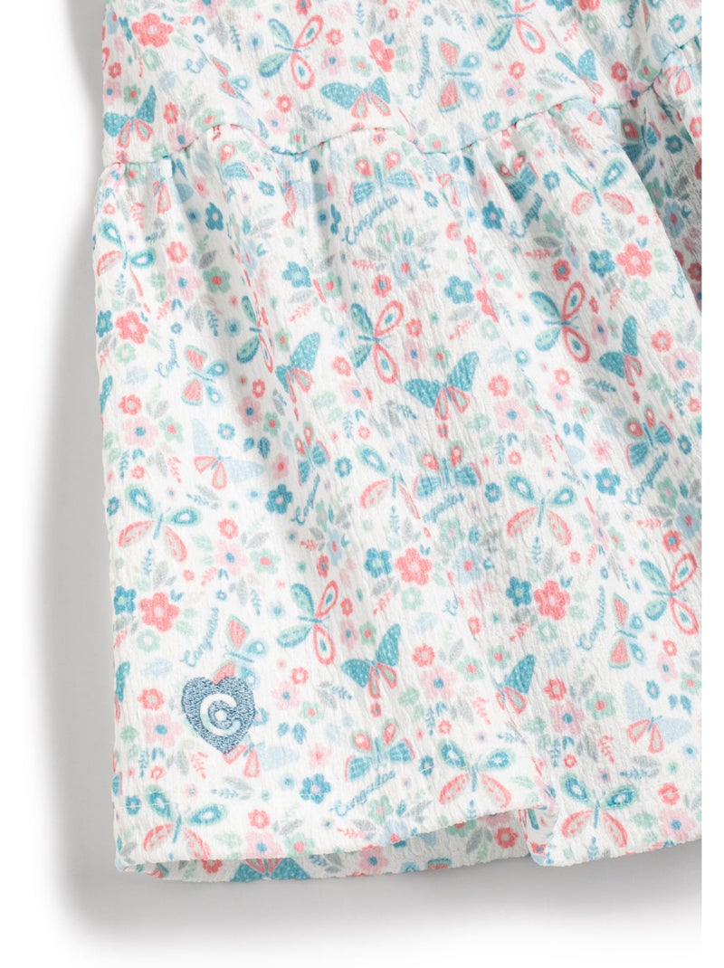 Jupe conguitos falda con mariposas Blanc - Kiabi