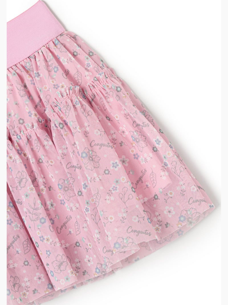 Jupe conguitos falda corazones Rose - Kiabi