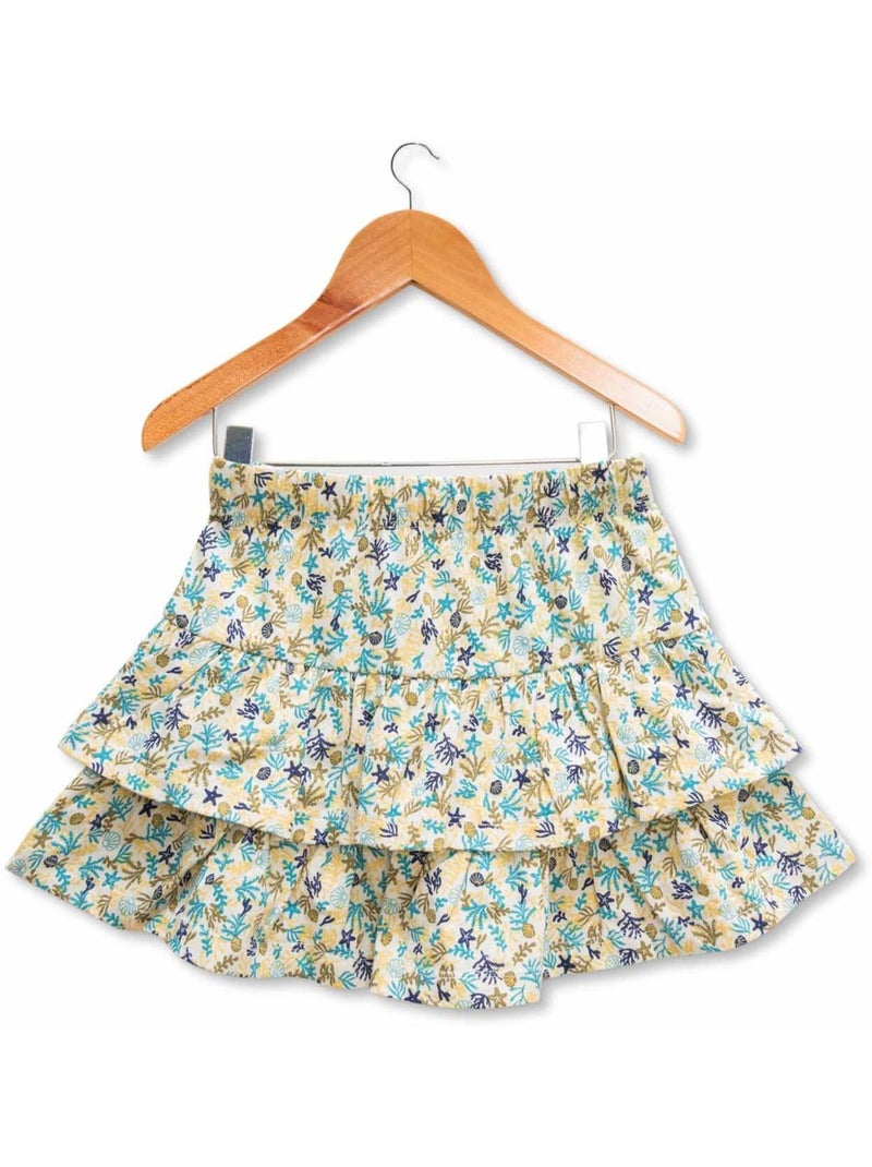 Jupe courte - Terre de Marins Beige - Kiabi