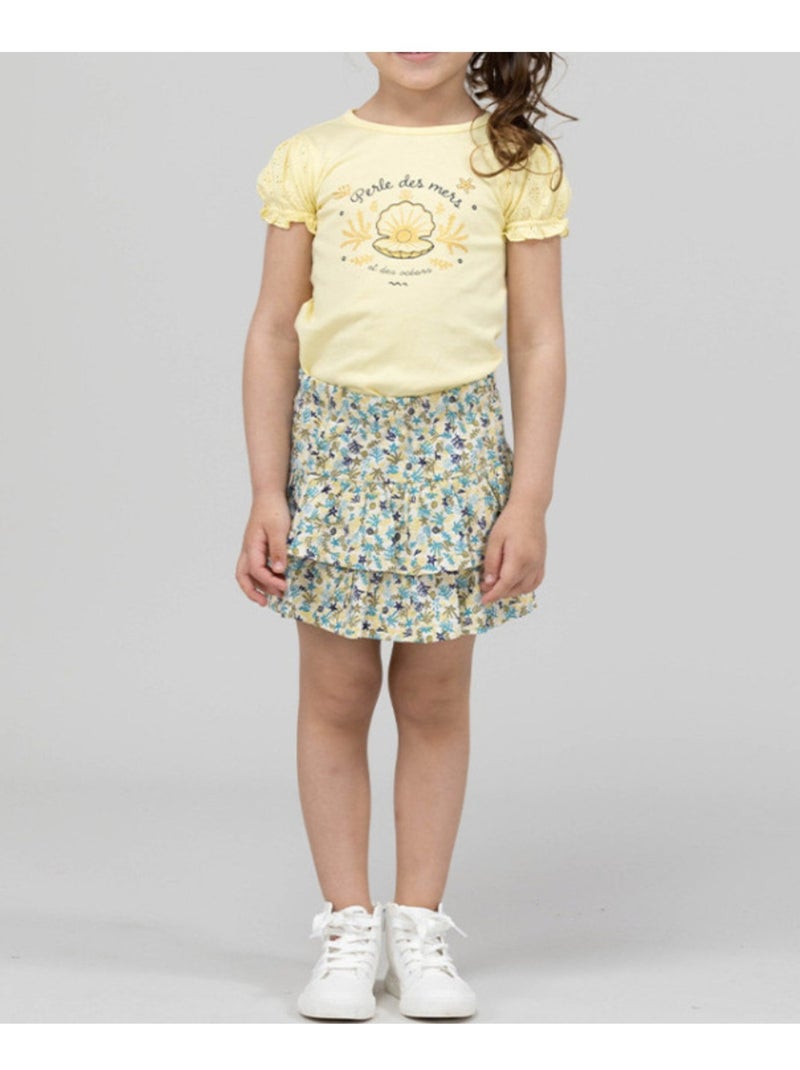 Jupe courte - Terre de Marins Beige - Kiabi