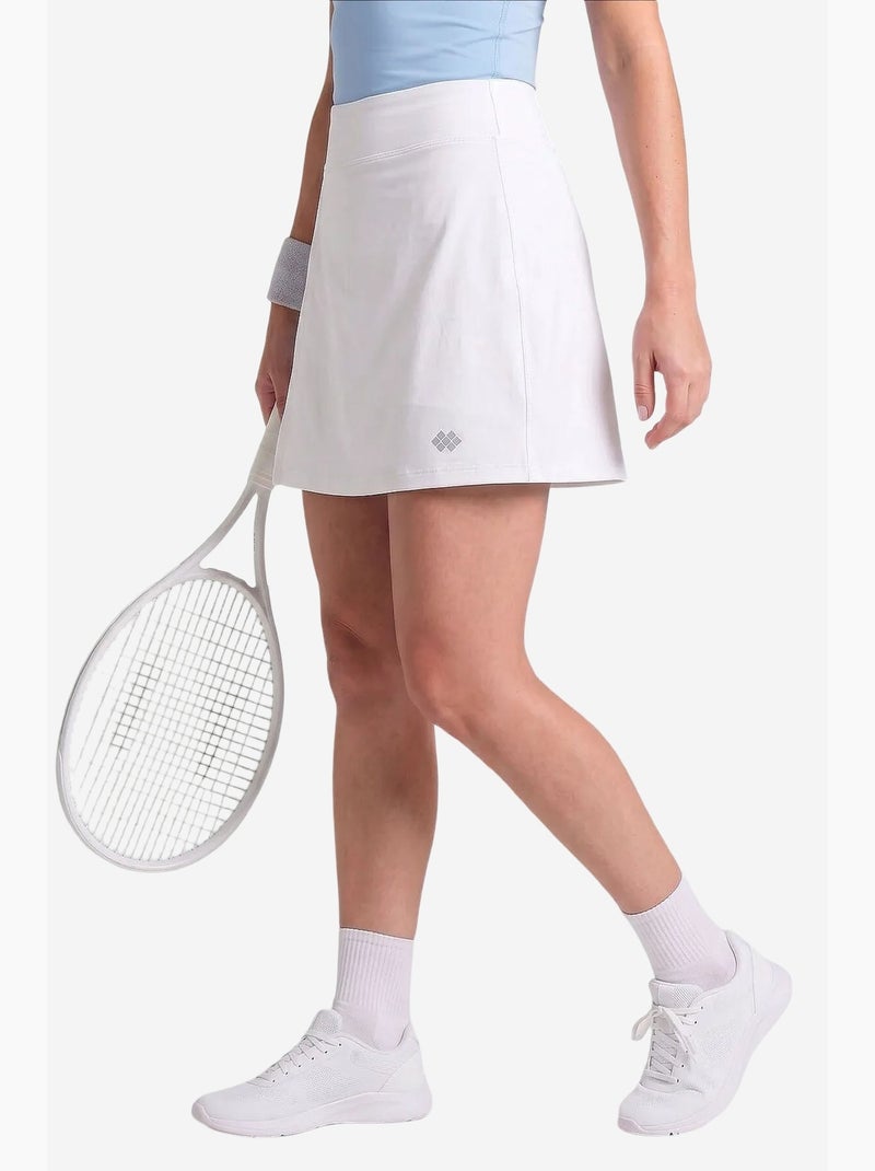 Jupe courte à taille haute tommy Blanc - Kiabi