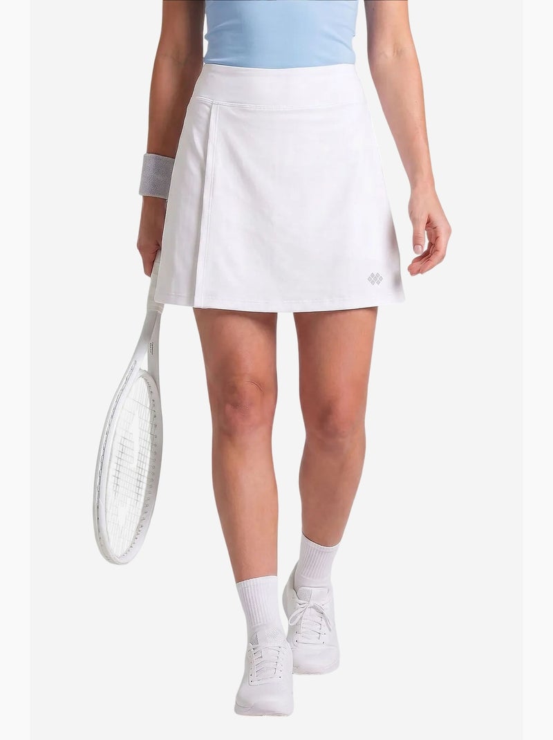 Jupe courte à taille haute tommy Blanc - Kiabi