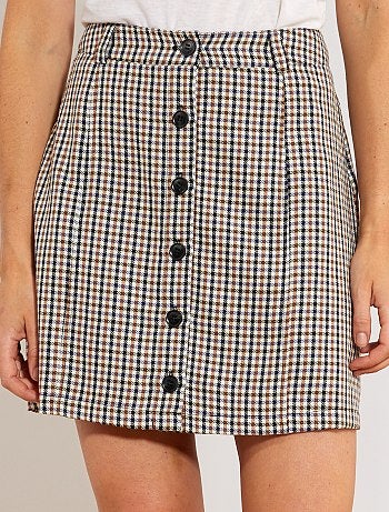 Jupe courte boutonnée 'JDY' - Kiabi