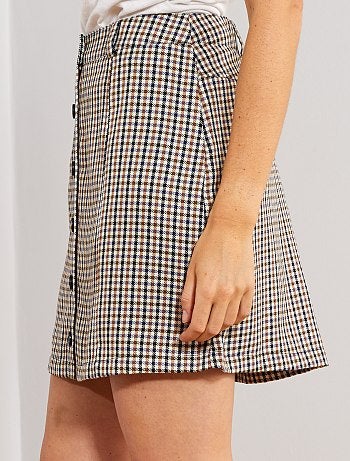 Jupe courte boutonnée 'JDY' - Kiabi