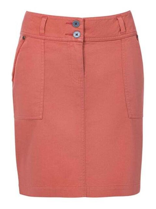 Jupe courte brique Femme - Kiabi