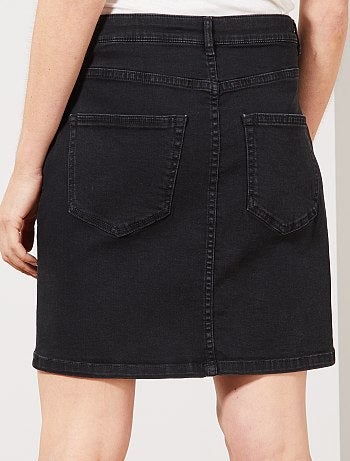 Jupe courte en denim - Kiabi