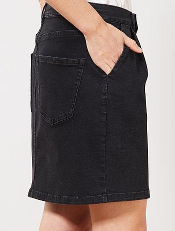 Jupe courte en denim - Kiabi