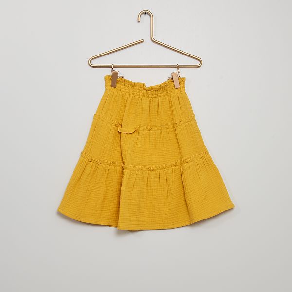 jupe jaune fille
