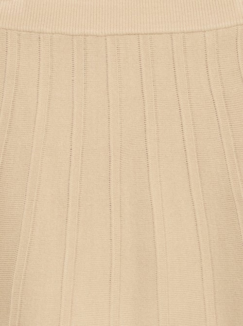 Jupe courte en maille - Kiabi