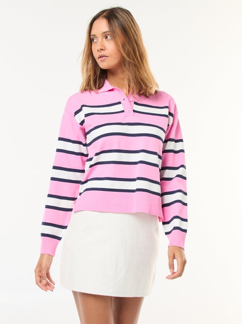 Jupe courte en molleton - Kiabi