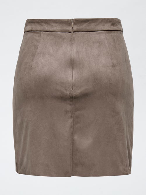 Jupe courte en suédine  'JDY' - Kiabi