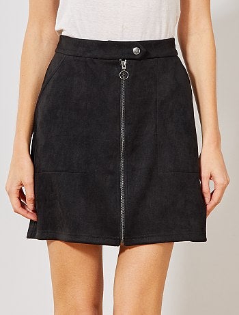 Jupe courte en suédine 'JDY' - Kiabi