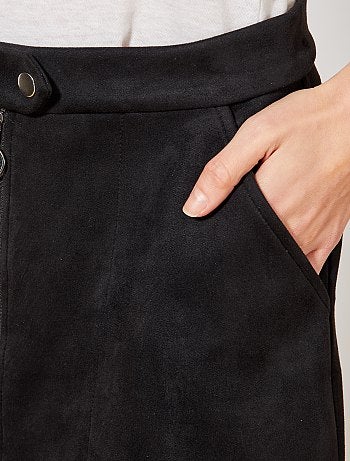 Jupe courte en suédine 'JDY' - Kiabi