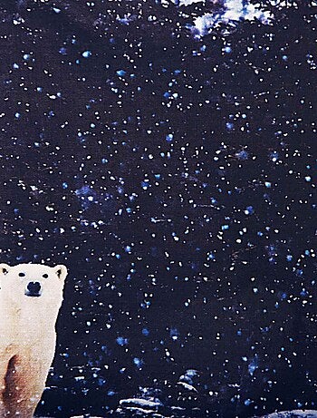 Jupe Courte Hiver Imprimé Ours Polaire SNOW BEAR - La Faute à Voltaire
