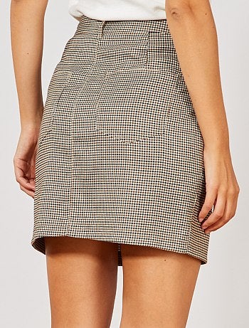 Jupe courte imprimée - Kiabi