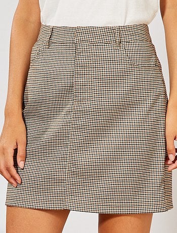 Jupe courte imprimée - Kiabi