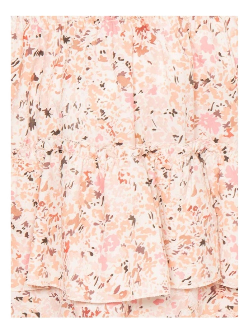 Jupe courte motifs XARRY Rose - Kiabi