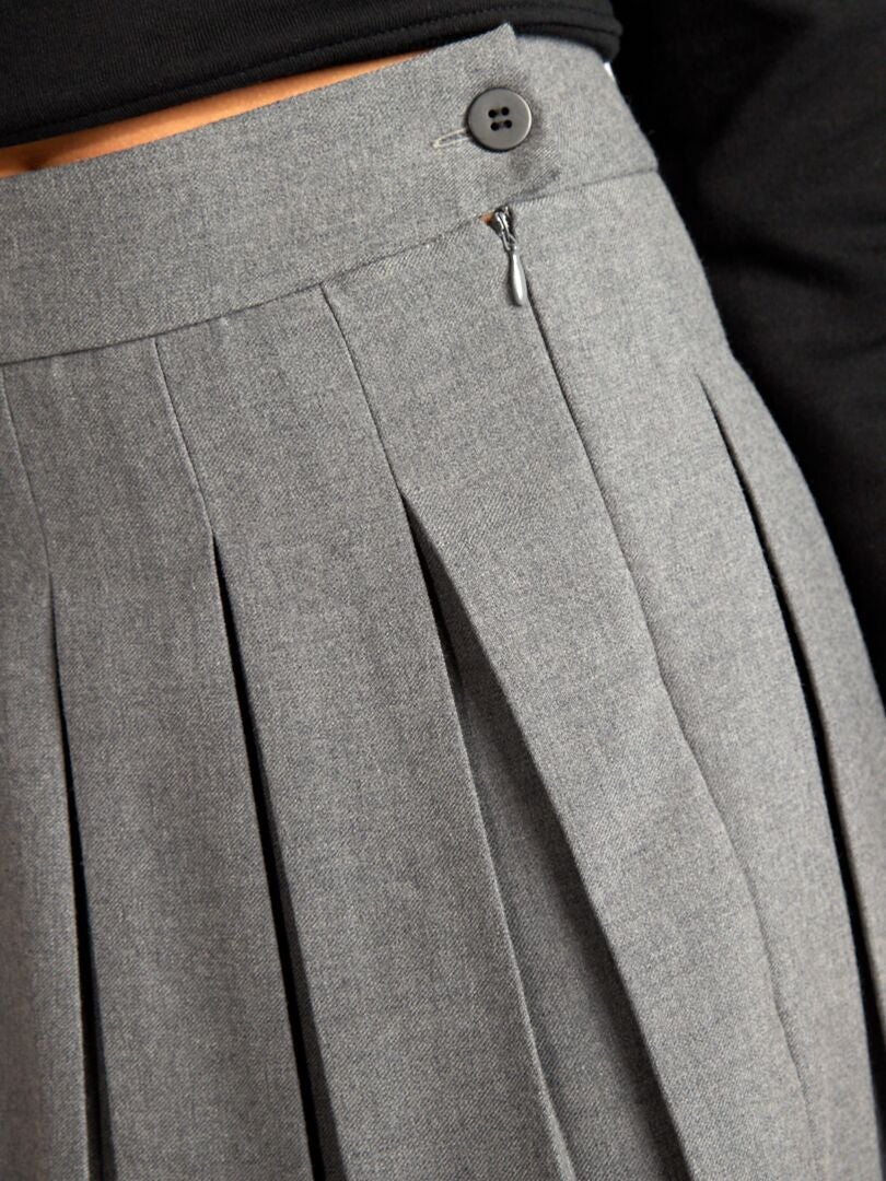 Jupe-pantalon Plissée Grise ZARA Taille 152 - Occasion Très Bon état - Style Décontracté Chic