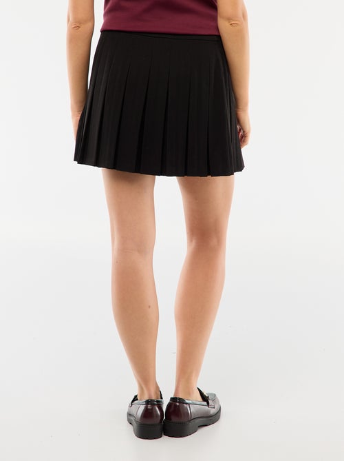 Jupe courte plissée - Kiabi