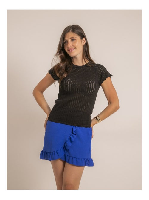 Jupe courte portefeuil  XOTESS - Kiabi