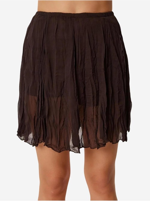 Jupe courte texturée à taille élastique istanbul - Kiabi Jupe courte texturée à taille élastique istanbul - Kiabi