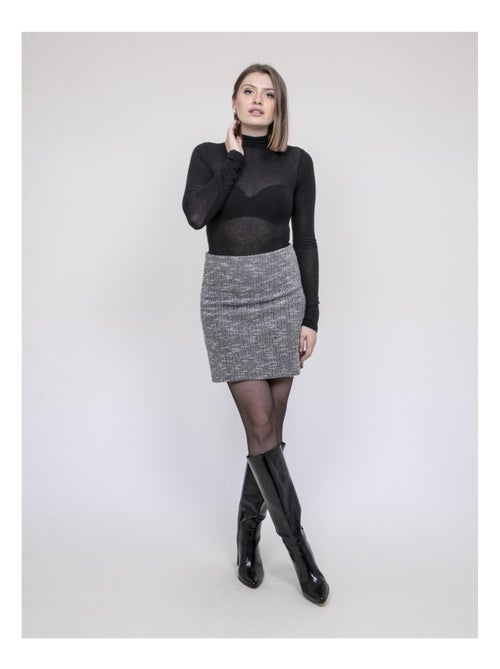 Jupe courte texturée XABOLIE - Kiabi Jupe courte texturée XABOLIE - Kiabi