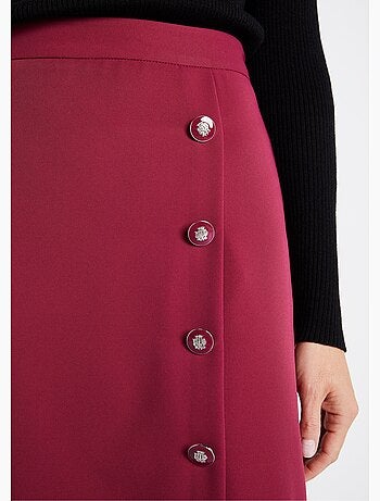 Jupe courte trapèze tissu extensible - Afibel