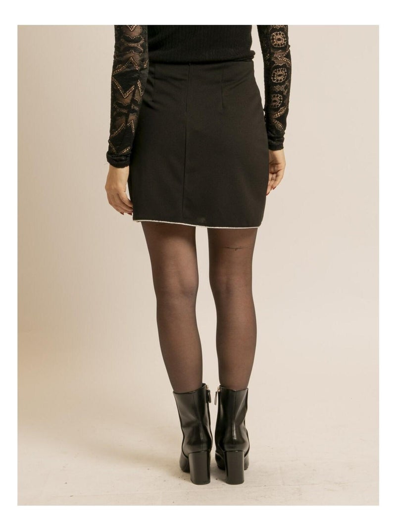 Jupe courte XIOLINE Noir - Kiabi