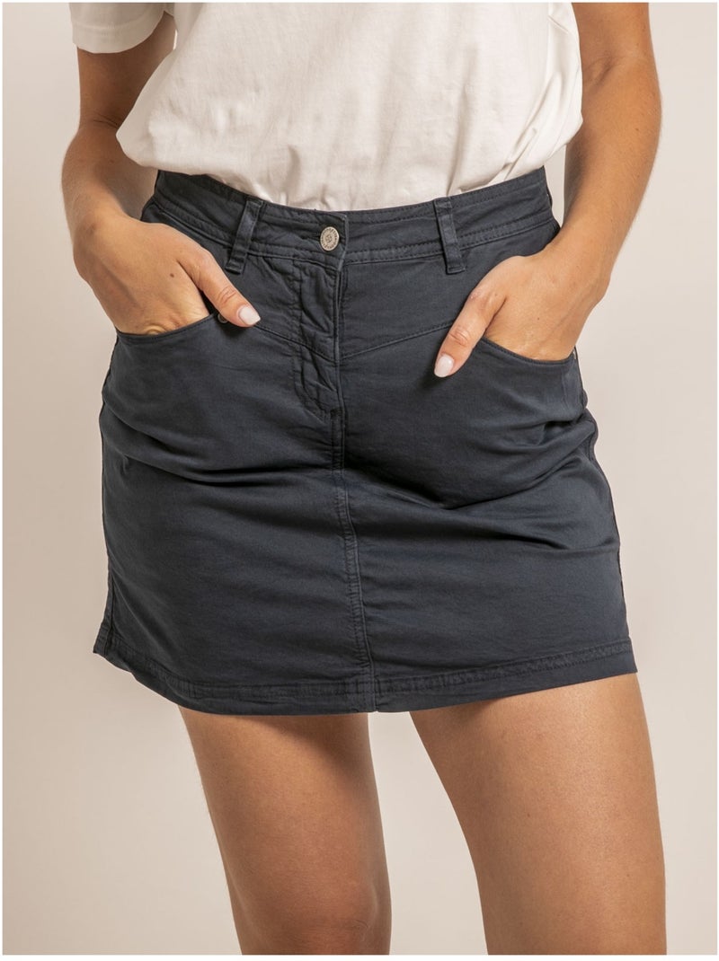 Jupe courte XOMIA Bleu marine - Kiabi