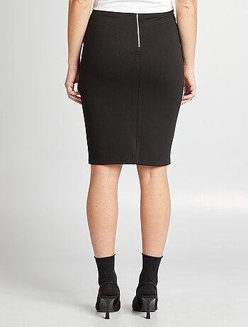 Jupe crayon en maille milano - Kiabi