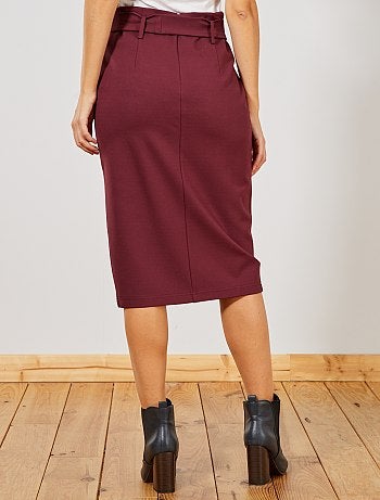 Jupe crayon en maille milano - Kiabi