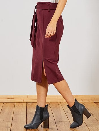 Jupe crayon en maille milano - Kiabi