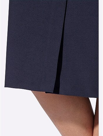 Jupe Crayon Fausse Patte De Boutonnage - Taille Standard - Helline
