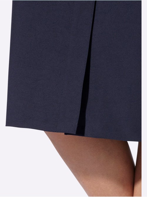 Jupe Crayon Fausse Patte De Boutonnage - Taille Standard - Helline - Kiabi