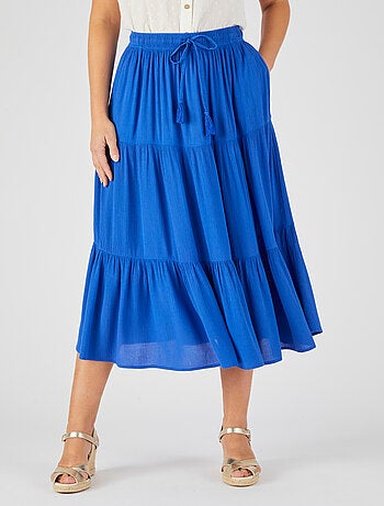 Jupe crépon pure viscose - Damart