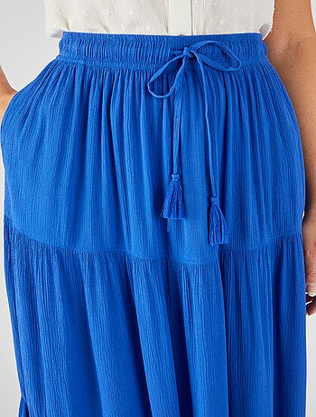 Jupe crépon pure viscose - Damart