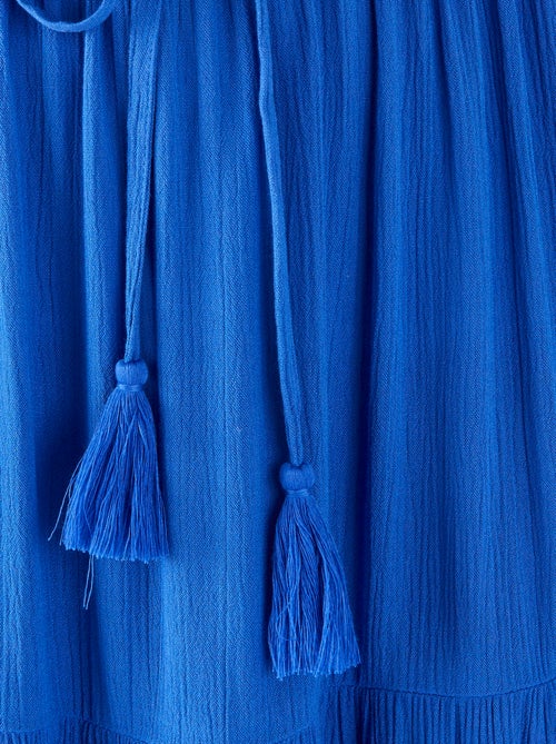 Jupe crépon pure viscose - Damart - Kiabi