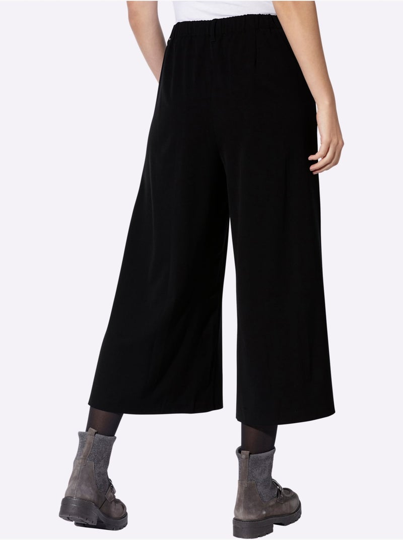 Jupe-culotte - taille standard - helline Noir - Kiabi