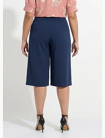 Jupe-culotte ample longue ceinture semi élastiquée - Afibel